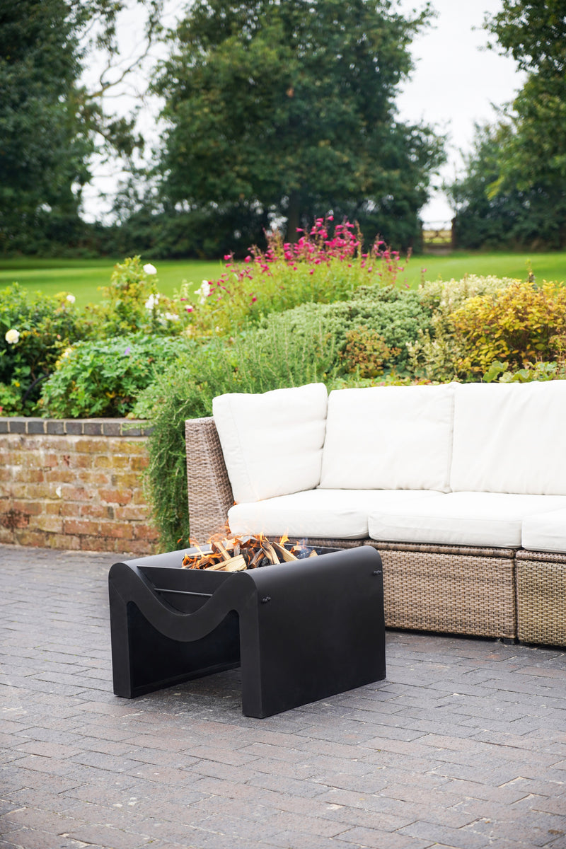 Metal Hexham Firepit with Grill
