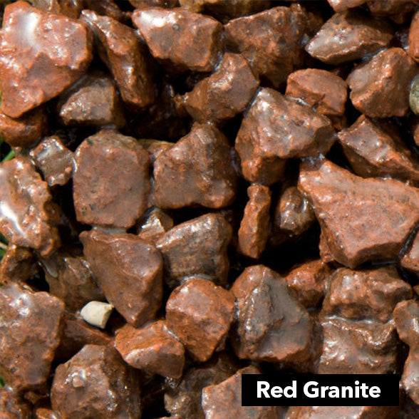 Red Granite 6-10mm washed stone